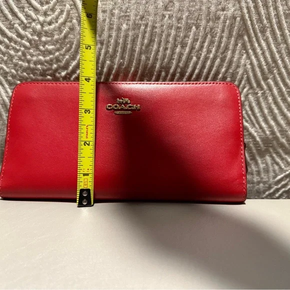 Coach Smooth Skinny Leather Wallet - Picture 2 of 9